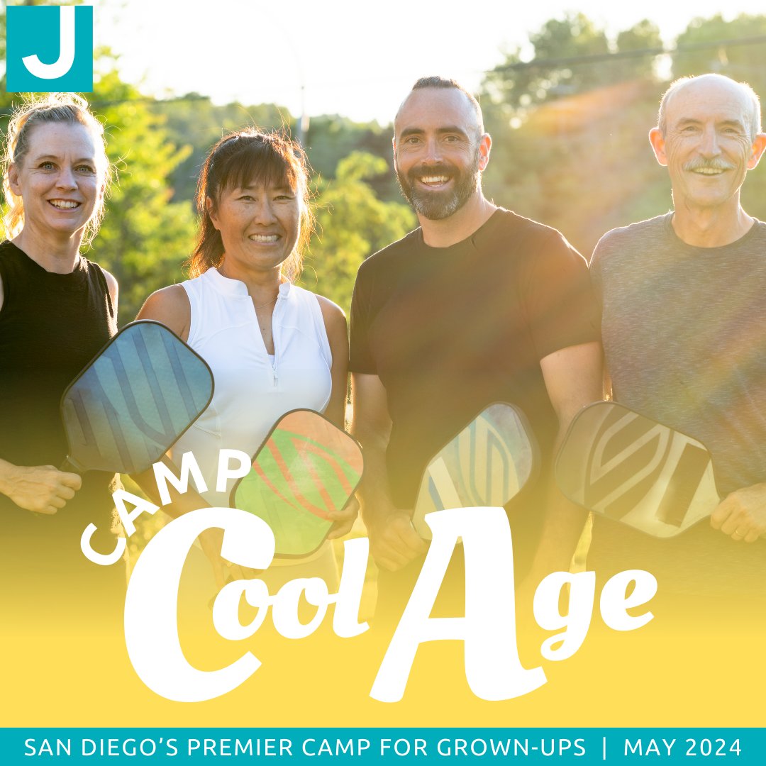 Just 2 weeks left until Camp Cool Age kicks off in La Jolla! Don't miss out on your chance to rediscover the joys of summer camp as an adult. 

Limited spots are filling up fast - secure your spot today at CAMPCOOLAGE.COM.
