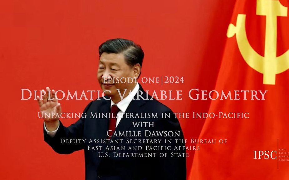 The Indo-Pacific Dialogue: 2024|Ep One
Minilateralism in the Indo-Pacific
#IndoPacific #Pacific #China
In conversation with Camille Dawson, Deputy Assistant Secretary in the Bureau of East Asian and Pacific Affairs at the US State Department 
View it here: youtu.be/j763X_ZPQUE