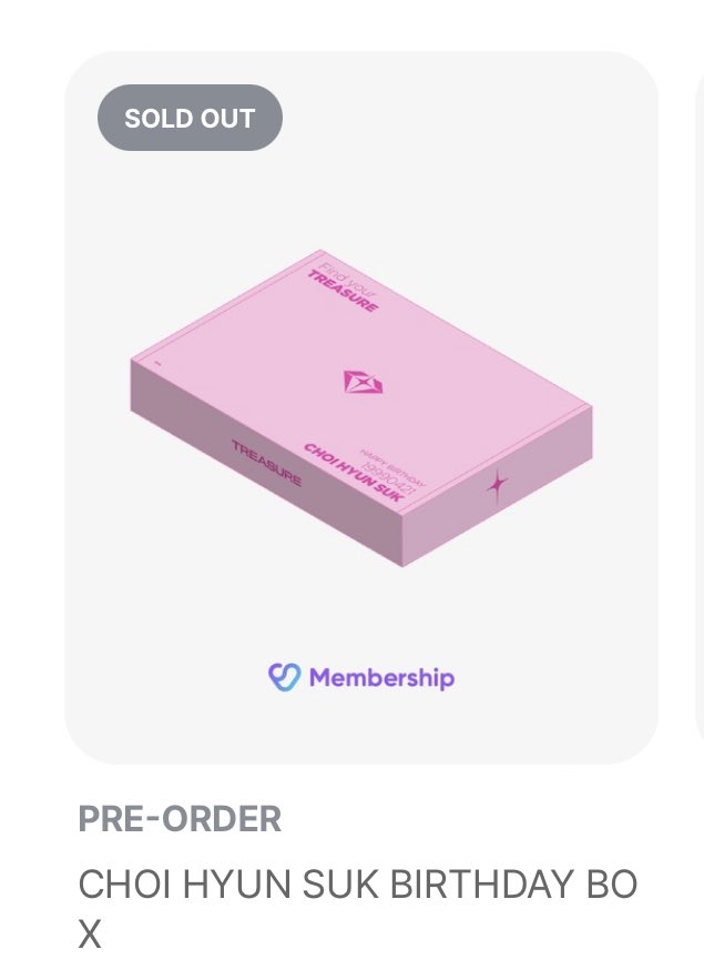 oh pre-order for #CHOIHYUNSUK's birthday box is completely sold out ! omg why am i seeing this just now and no one is talking? im happy if i see something like this haha 😭
