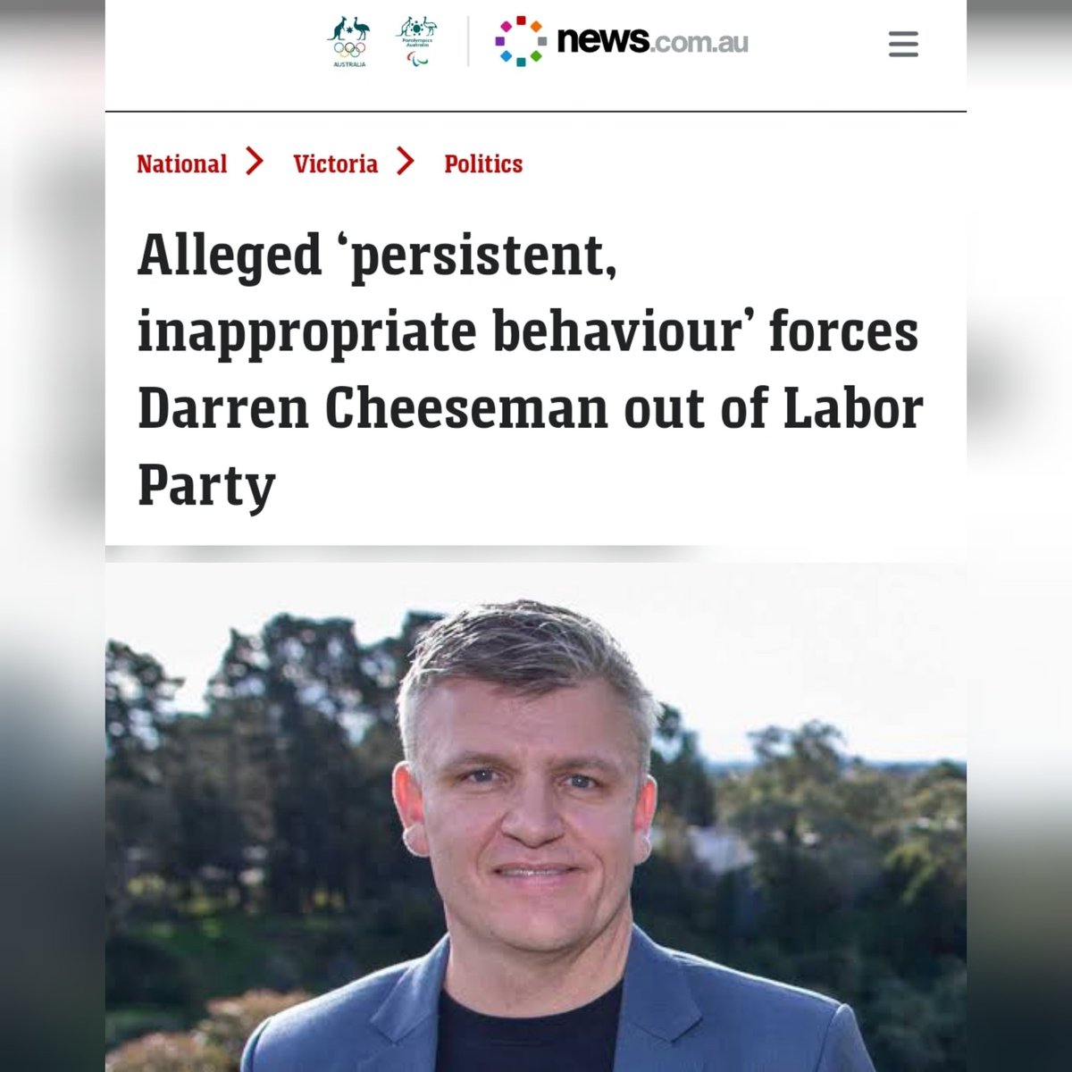 By this logic, the entire Labor Party should be sacked for 'persistent, inappropriate behaviour'. If only Victoria had an opposition party to combat this incompetence!