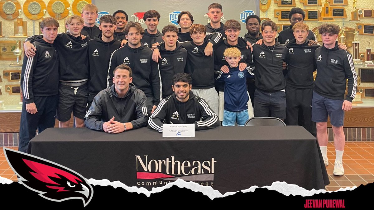 NortheastCCMS's tweet photo. Jeevan Purewal - Chowan University in Murfreesboro, North Carolina!

#GoHawks 🔴⚪️⚽️ https://t.co/CYkUNboHmZ