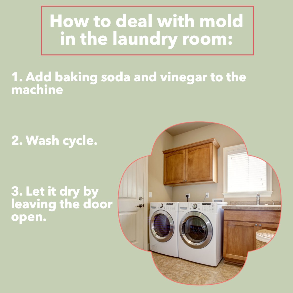 Tired to deal with mold in your laundry room😫 check tips below 🧺

#laundryroom #laundryroomgoals #laundryroomhacks #cleanhouse
 #socialposts