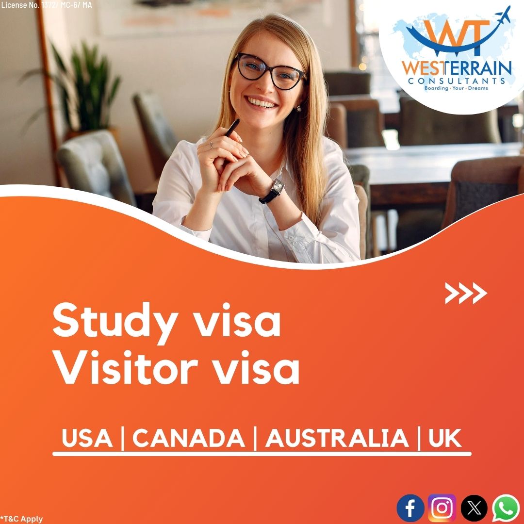 Apply for
 
#studyvisa #visitorvisa #touristvisa for #USA #UK🇬🇧 #Canada🇨🇦 #Australia🇦🇺 #NewZealand🇳🇿 #studyabroad
#thoughtoftheday #DreamBig

For more information contact us at 
0181-3500157
+91-85580-08554 through #Call or 
#Whatsapp.

#WESTERRAIN CONSULTANTS, #JALANDHAR