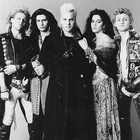 Now they were a rockin group of Vampire's...who didn't want to be part of this cool coven???? Sex, blood, and Rock & Roll #TheLostBoys