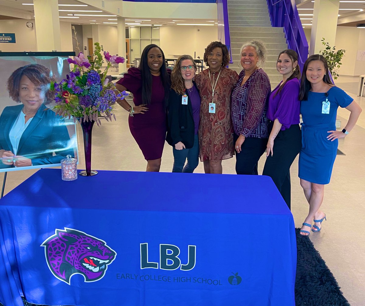 We showed up in our purple today to celebrate a phenomenal leader and change agent. Executive Principal Henry is irreplaceable. Jag Nation. 💜🐾