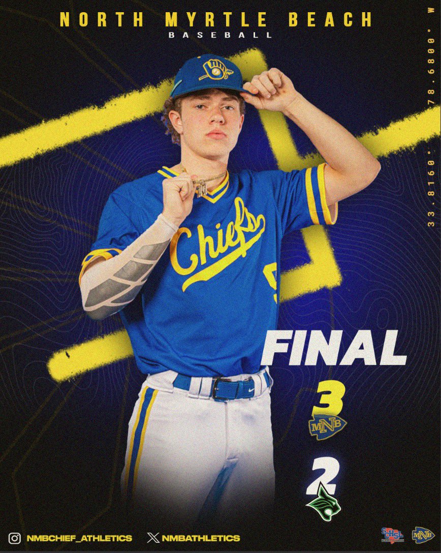 ⚾️ wins to start the playoffs! Host May River Wednesday night