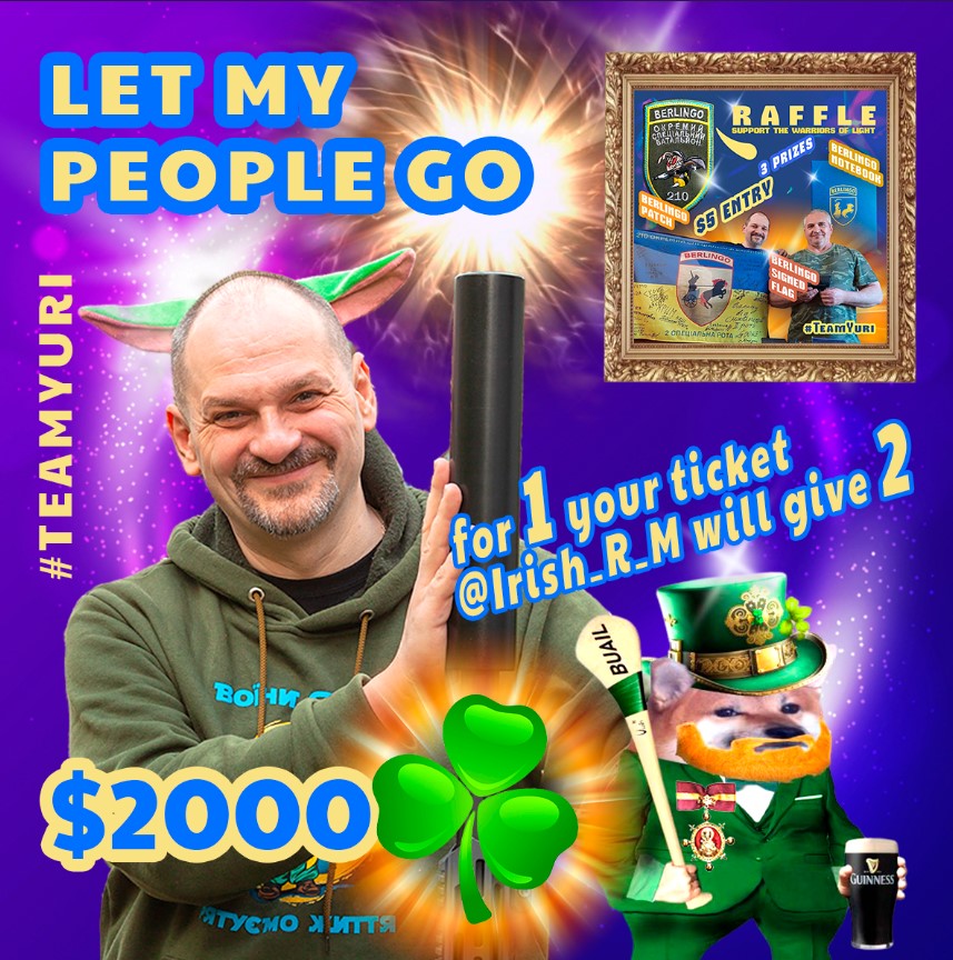 Triple the Power of your Donation. @Irish_R_M is once again offering matching donations. But not double. No. TRIPLE. For every dollar you donate💰, he will offer two more💰💰, you get two extra🎟️🎟️. The power of 3. 🎟️ 🎟️🎟️ 🅿️ay🅿️al teamyuri80@gmail.com✨to Galina Goncharenko
