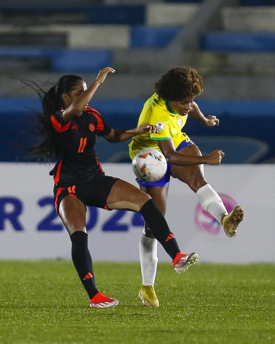 #Sub20Fem 
@FCFSeleccionCol 🇨🇴 0
🆚
#Brasil 🇧🇷 1
#DeportesSinTapujos