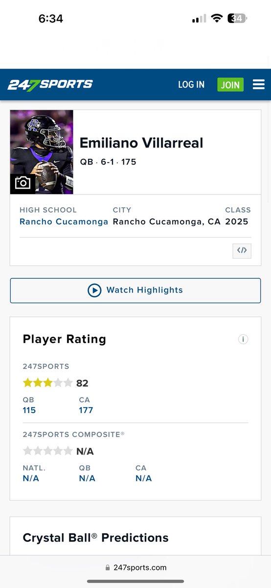 Blessed to be ranked a 3 star!! Thank you @247Sports @GregBiggins