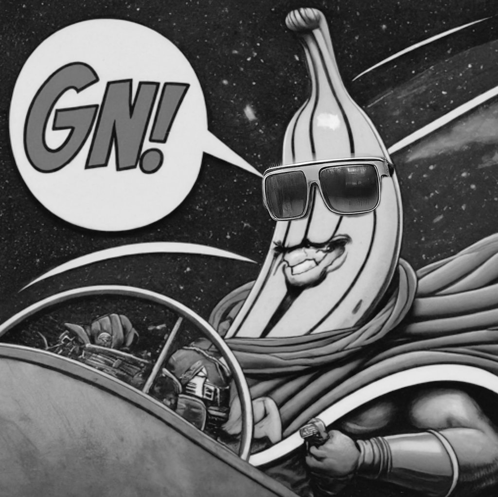 TheGudBanana's tweet photo. Gud N
Spaces tomorrow.
Just
Gud Bananas
(Our hero is coming)
#memecoin
#SolanaMemecoin
#GUDB https://t.co/0T57AxWkdD