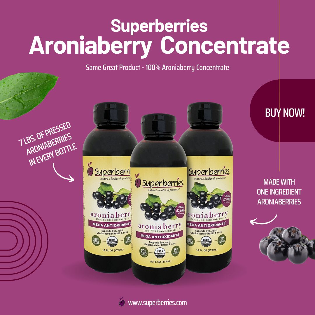 Be super with Superberries. Our Aroniaberry Products support eye, joint, and cardiovascular health. Available at superberries.com . * #Superberries #Aroniaberries #Chokeberries #Antioxidants