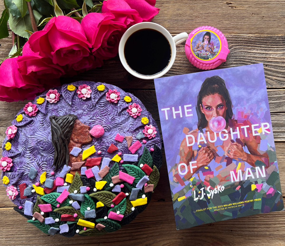 You can't put a poetry book in a high chair and give it a cupcake, can you? But you can give it a WHOLE PIE made by Pie Lady Books. Make a wish, baby. Now, blow.