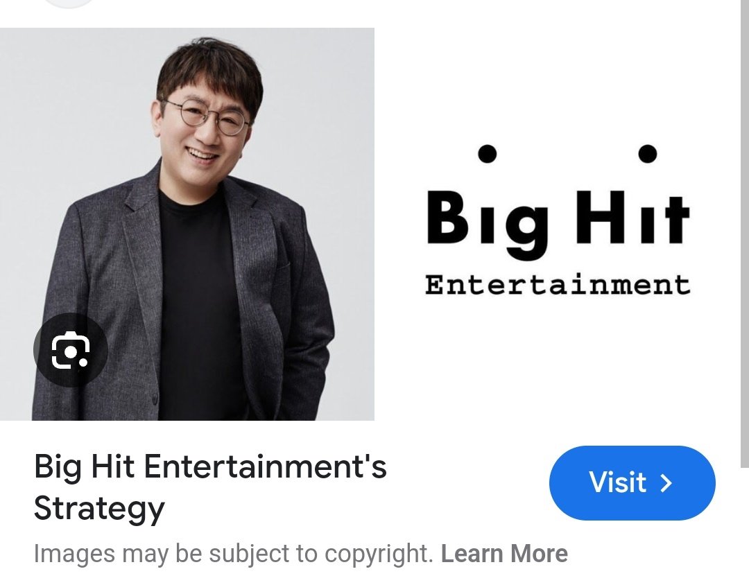 'HYBE hasn't been around for 10 yrs' Damn, it's almost as if he just changed the name, but still the CEO.