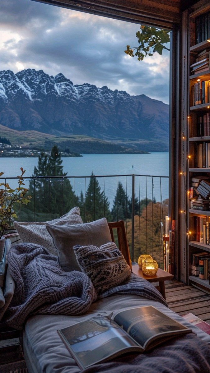 Cozy reading place.