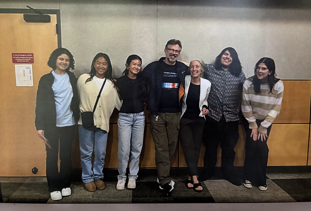 Just loved sharing a stage last week w these incredible #youthleaders in #Napa, California for a joint gig honoring their #climaterestoration resolution and our 1st film in #TheClimateRestorers #documentary series. So clear, determined, courageous. I almost miss being a teenager!