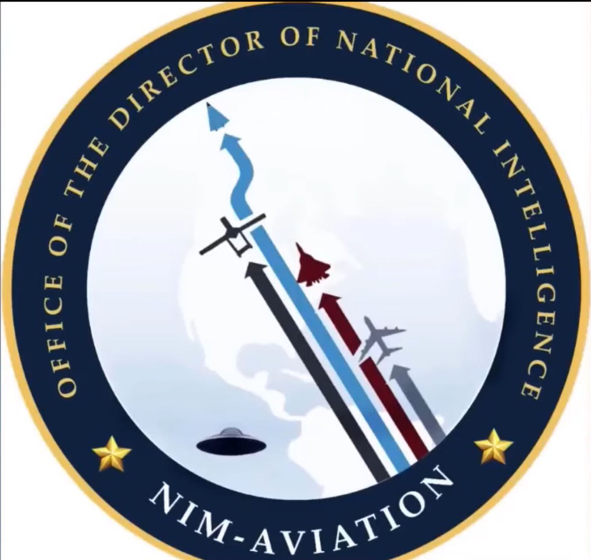 SUPPOSEDLY This is the NEW LOGO of the Office of the Director Of National Intelligence.  ODNI.
I'm not seeing this anywhere on their site or any government or military site and I just used TinyEye and still nothing but propaganda sites.  this has got to be a fake. 👇🤔