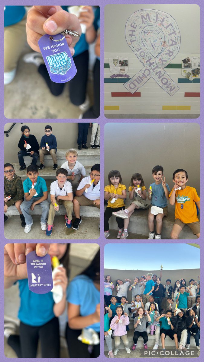 Wrapping up the month of the military child with DBack dog tags and a sweet treat. A small token for the appreciation and love we have for our little scholars who make big sacrifices. #CactusMakesPerfect 🌵❤️ #TeamSISD #WeLeadTX