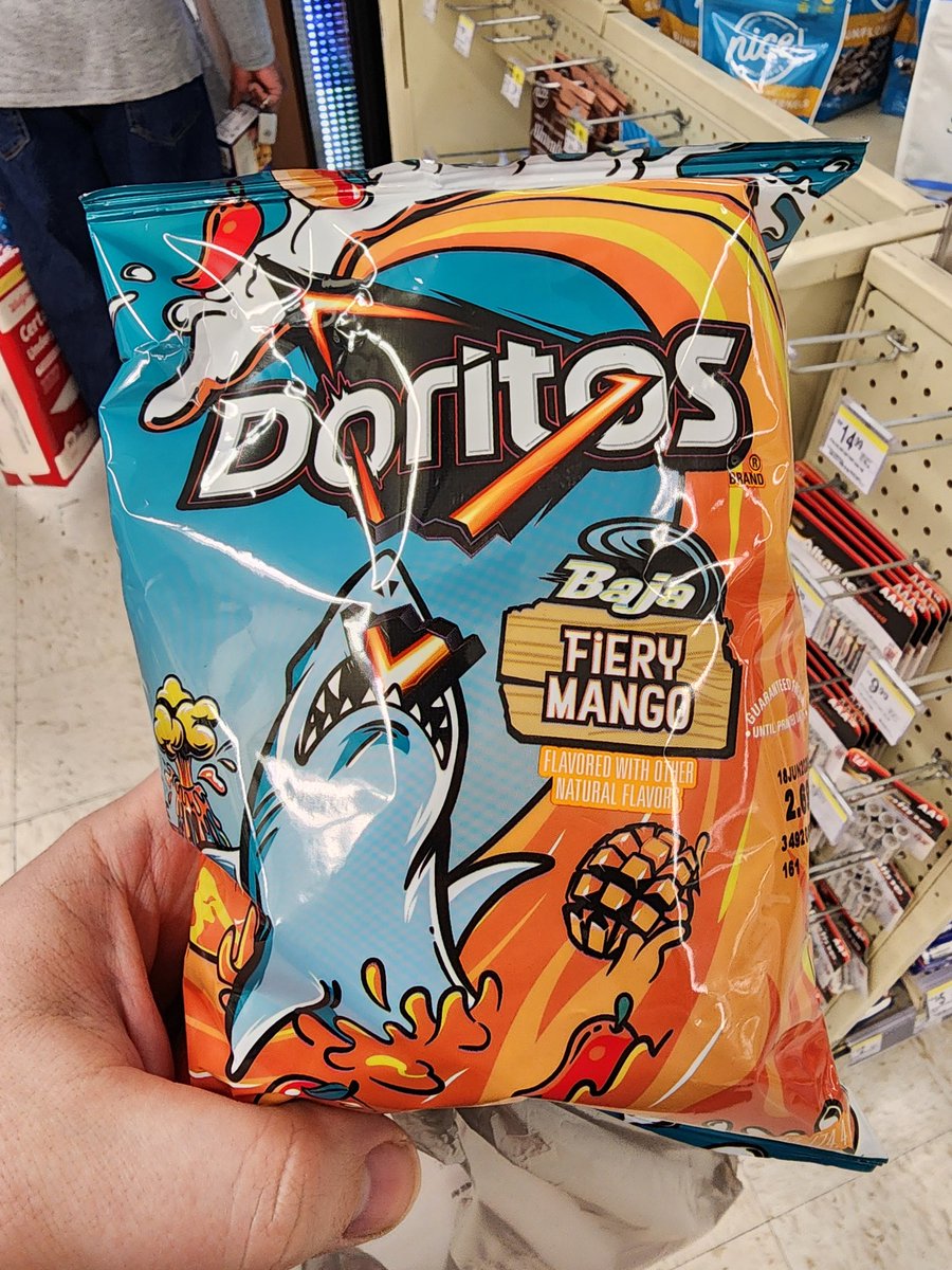 So, found a small bag at Walgreens while there picking up stuff. They made a Baja Blast related Doritos flavor and I think I'm done after 3 of them. It's like an orange leaning toward tart flavor on a chip, and then it burns. Don't like them.