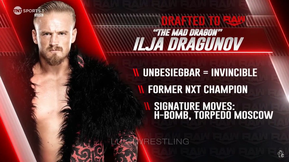 La que puede liar Ilja Dragunov en #WWERAW en un futuro próximo. Y no sólo contra Gunther, sino contra Sheamus, Drew McIntyre, Sami Zayn y todo el que se nos ocurra. Tienen que ir sin prisa, pero sin pausa, con él. Es un diamante en bruto. #WWEDraft