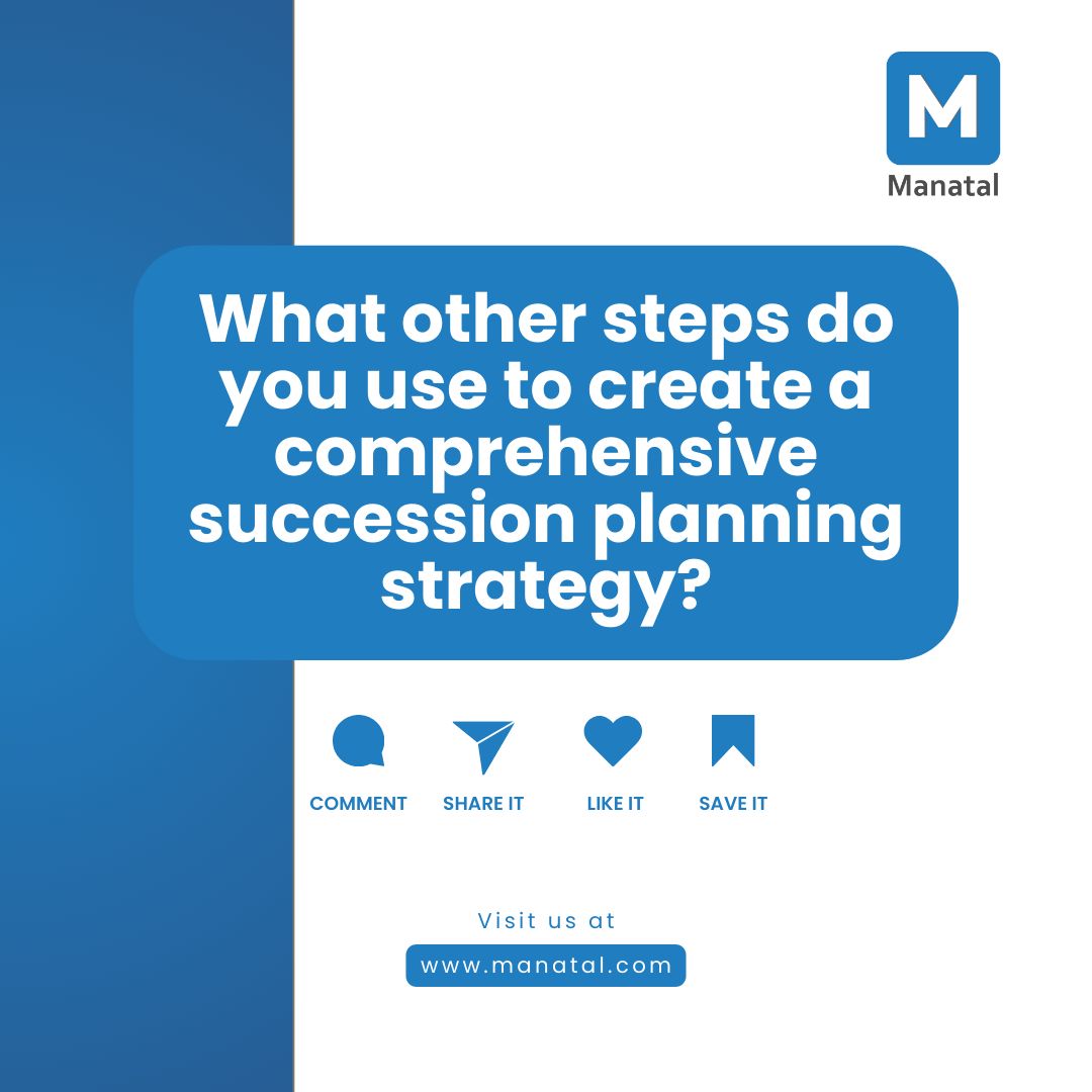 Learn more in this blog about how you can prepare internal candidates for leadership roles and ensure a smooth transition.

Read on now!👇
buff.ly/3UCRucO

 #SuccessionPlanning #Manatal
