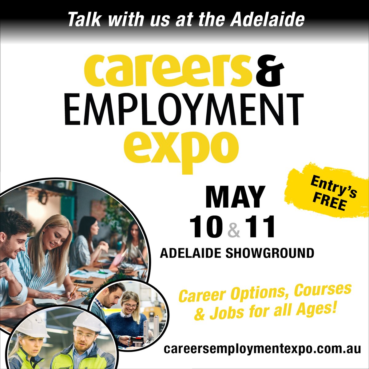 Join us at the Adelaide Career & Employment Expo from 10th May to 11th May! 🎉

Explore endless career options, discover new courses, and uncover job opportunities for all ages.🚀 

#AdelaideCareerExpo #CareerOpportunities #ICBCommunity #ICBAustralia