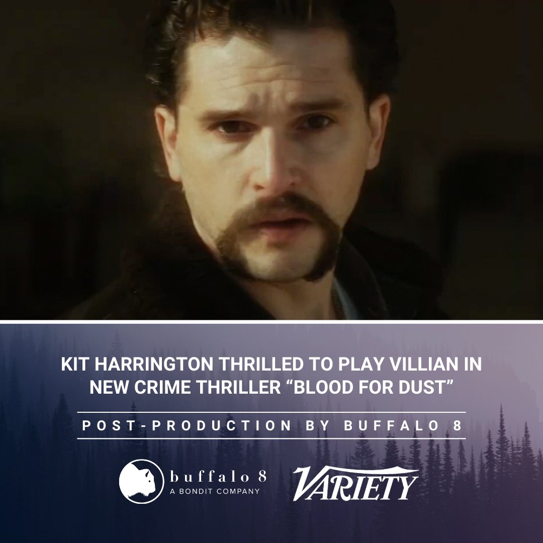 Watch Kit Harrington play the bad guy in “Blood for Dust,” now playing in select theaters! 🍿 Read the full Variety article here 👉 ow.ly/bNal50RrteJ #BloodForDust #KitHarrington #JonSnow #BondIt #Buffalo8