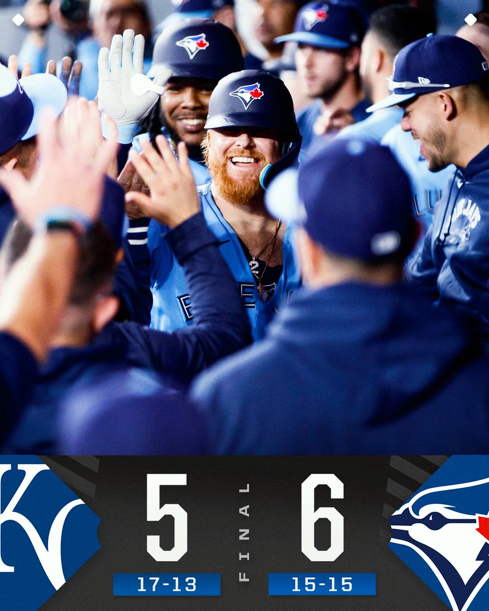 Justin Turner homers twice to help lift the @BlueJays to victory.