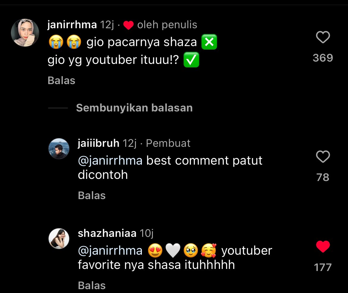 ini pencapaian di akhir bulan kali ya di notic pasangan fav saya😭😭😭🤍 selamat gio! dan terimakasih ka shaza yg selalu gemassss @ohmyshaaz yuuuu bisa kmu aktif yt lagiiiii