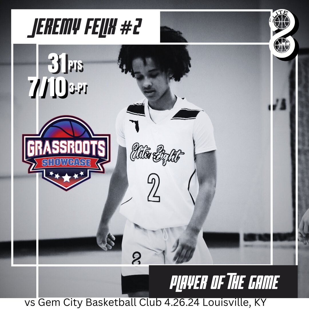 Jeremy Felix (@Jeremy_felix22) exploded for 31 points with 70% shooting from long range (7/10) in game 1 vs Gem City. With those numbers he was clearly the player of the game. Keep your eyes on this young man. He is set to have a great senior campaign for @Cen10_Hoops
