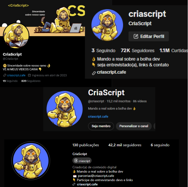 CriaScript's tweet image. 1 ano falando bosta na internet