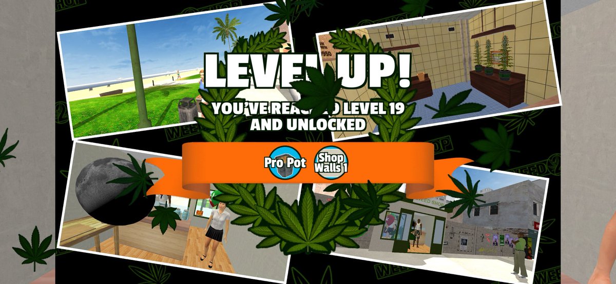 DracoThomas5's tweet photo. I've reached level 19 running my #weedshop2  Where you at? https://t.co/jqnCZUsiea https://t.co/4g8qprStkE
