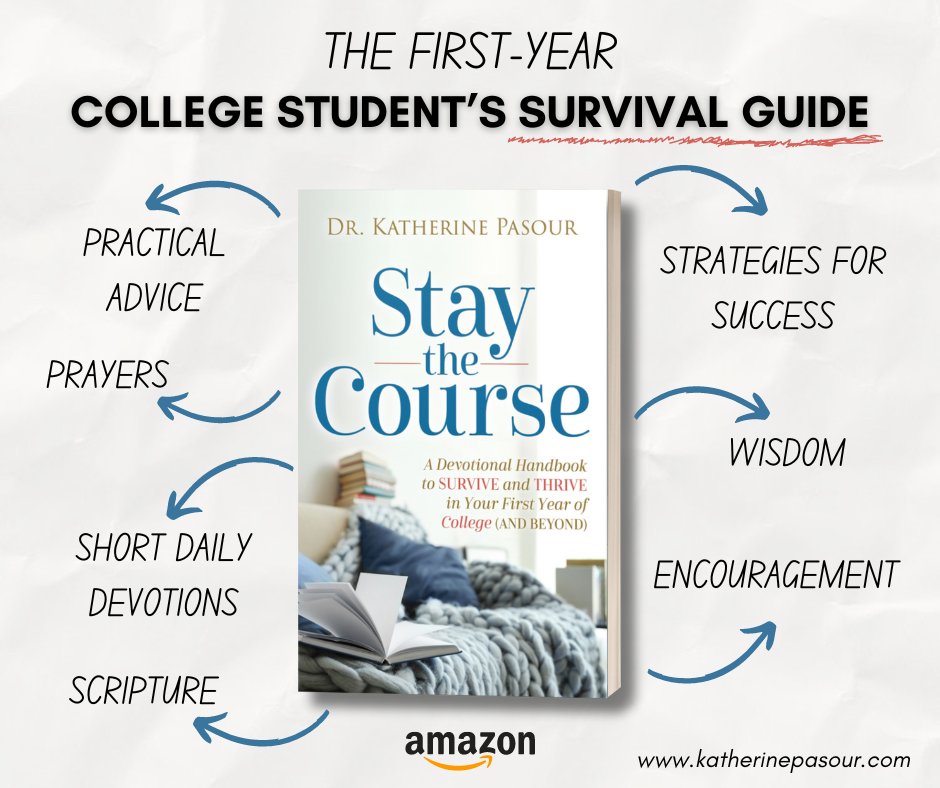 Just what every high school grad who's going to college needs. #staythecoursedevotional