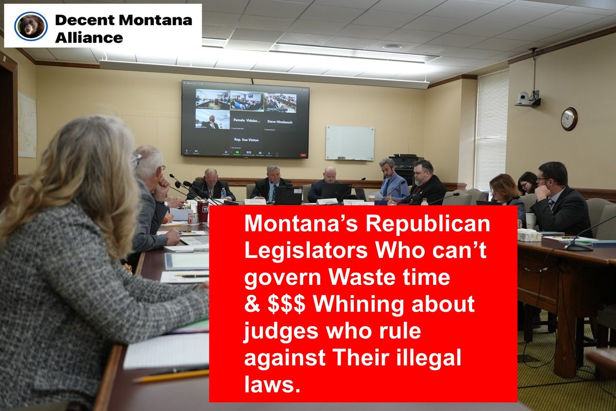 Meanwhile in Helena, business owner Jason Ellsworth, who defrauded seniors is leading a panel to whine about being caught breaking their oath to Montana’s constitution.
#MTnews
