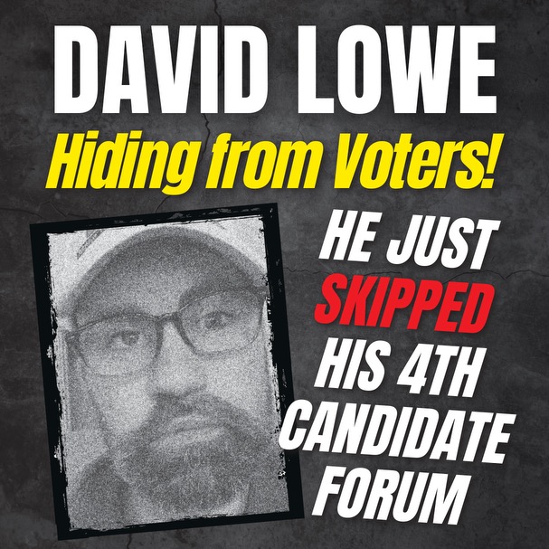 My opponent loves to spread lies, not show up to face the voters. The NE Tarrant Republican Club has hosted candidate forums going back decades. David knows that his disturbing background, his bizarre rhetoric & his ever changing positions don’t hold up well to scrutiny. #txlege