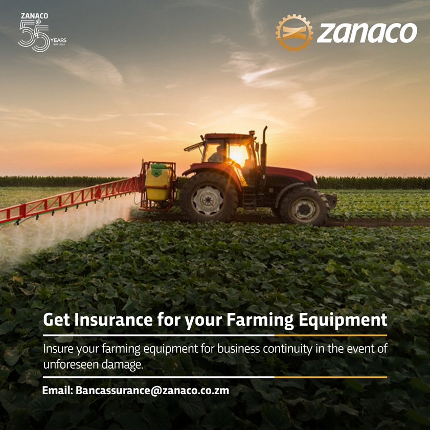 With Zanaco you can insure your farming equipment in the event of unforeseen damage.