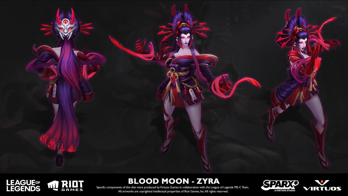 Blood Moon Zyra 3D Model by Virtuos Studio