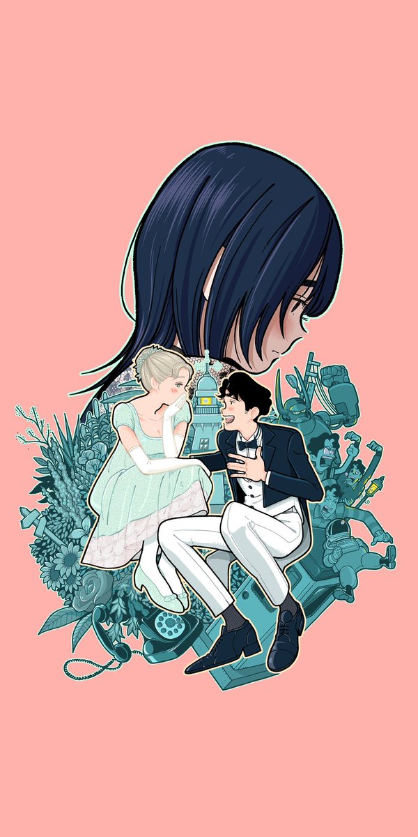 「元絵になります。ケータイ待受用などにどうぞ。 」|タカハシ ノブユキのイラスト
