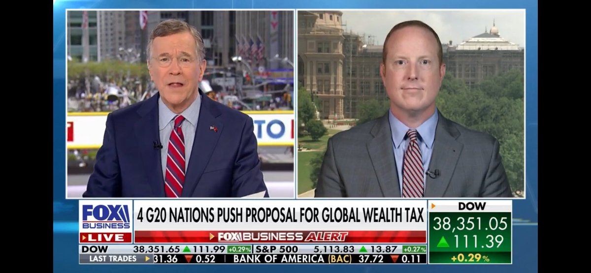 G20 wealth tax proposal is a 'redistribution scheme': Vance Ginn Former Office of Management & Budget chief economist Vance Ginn discusses a G20 plan to tax the world's billionaires 2% on their wealth on 'Cavuto: Coast to Coast.' foxbusiness.com/video/63519852… @FoxBusiness…