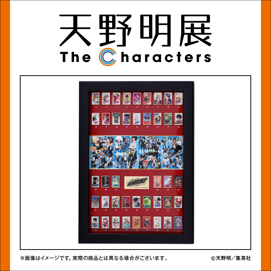 天野明展『家庭教師ヒットマンREBORN！』 全巻ピンズセット　額装付き 天野明展 The Characters -Encore!-【公式】 on X: 