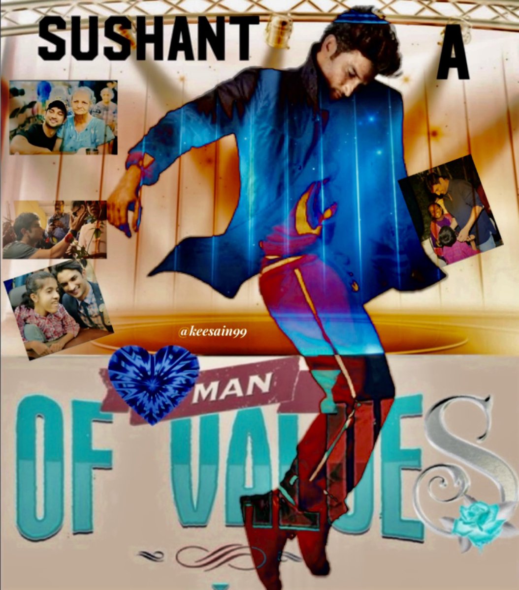 Sushant A Man Of Values 💖

His Reel Story seems like the fairy tale 'From Rags to Riches'

But his 'Real Story' is that of sheer dedication, determination & hard work to rise & accomplish the impossible. It’s an inspirational journey of courage, kindness, compassion & humanity.