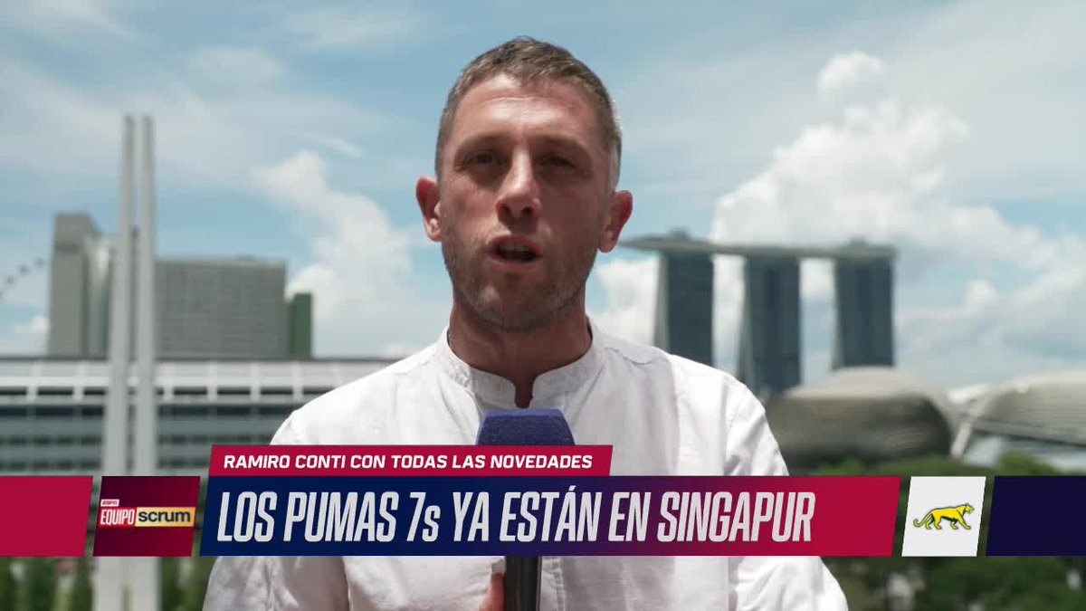 Zuca Conti y el presente de #LosPumas7s desde Singapur. ⭐️ @starplusla: dis.la/EquipoScrum 📺 ESPN 2 #ESPNenStarPlus