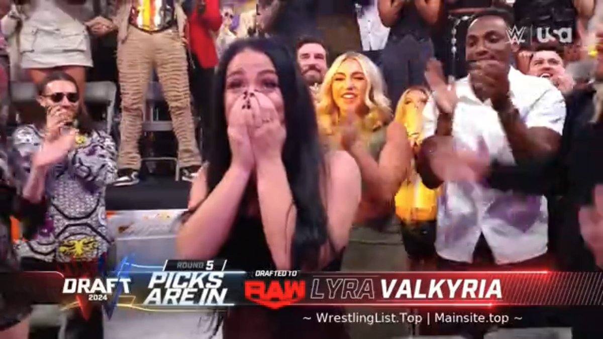 In case you couldn't tell, Lyra Valkyria had no idea she was being drafted to RAW, much like Kiana James on Friday.