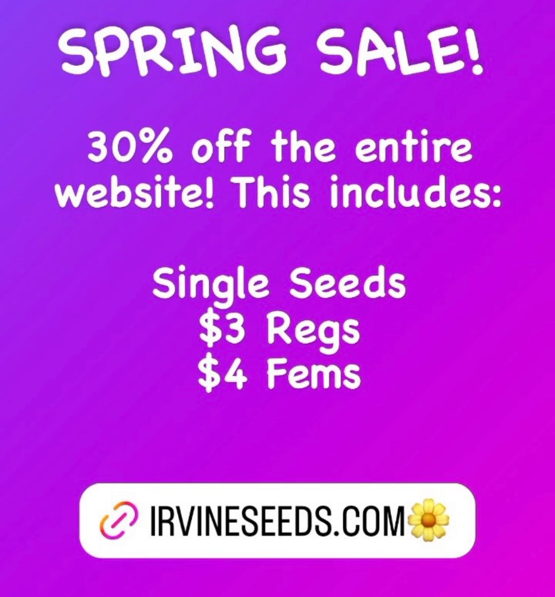 SPRING SALE!🪴 #CannabisCommunity #cannabisindustry #growyourown