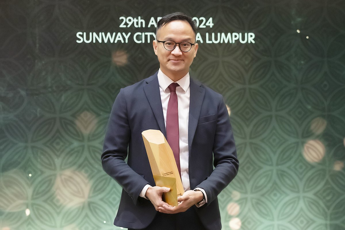 CityUHK won the Research Project of the Year: STEM at Times Higher Education (THE) Awards Asia 2024, the only university in Hong Kong to win this prestigious award this year. go.cityu.hk/wmot09