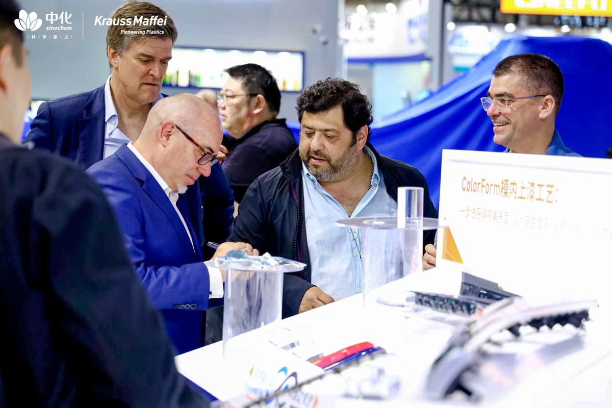 #SinochemNews
Sinochem Holdings made an appearance at CHINAPLAS 2024, showcasing advanced technological products and comprehensive solutions to global customers and partners.
KraussMaffei presented its solutions for automotive & transportation, and unveiled its new product, the…