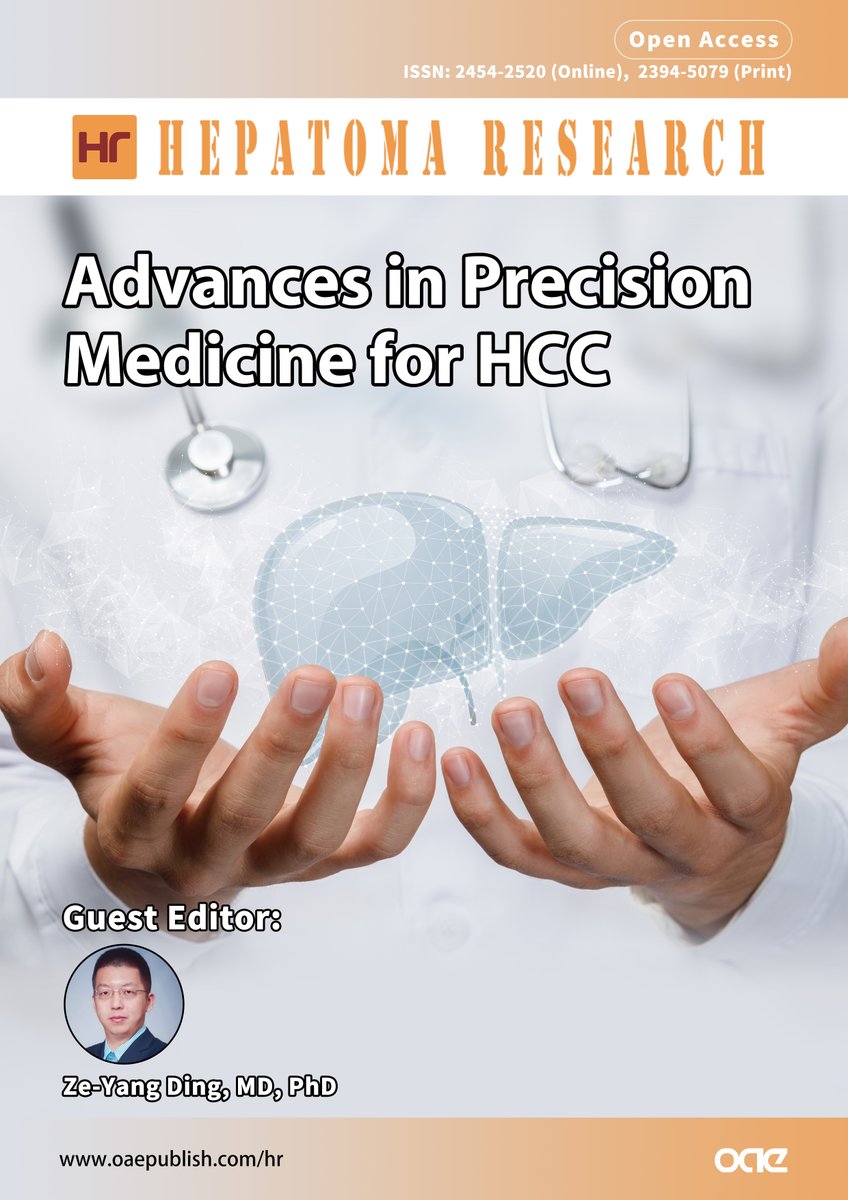 🔥 🔥 Call for papers! In this Special Issue 'Advances in Precision Medicine for HCC', leading experts will explore the complex genetic and epigenetic disturbances that underpin #HCC. #Molecular ✔ Submission deadline: Sep 1, 2024; ✔ Submission link: oaemesas.com/login?JournalI…