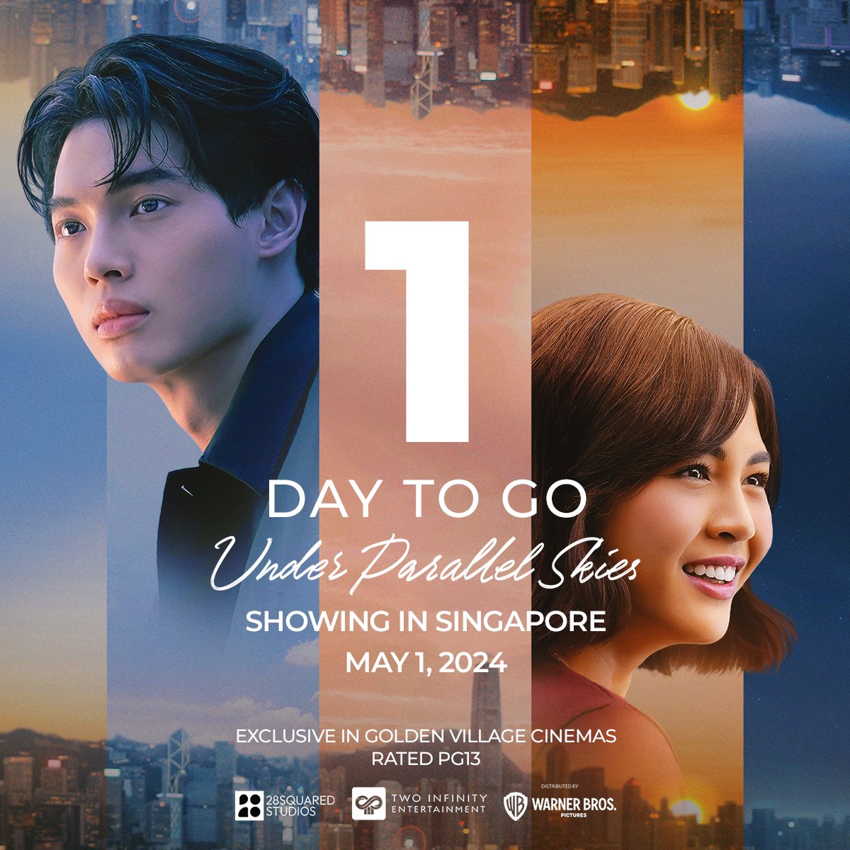 Singapore, just 1 day left to experience the magic of being under the same parallel skies as Parin & Iris in 'Under Parallel Skies'! Don't miss out! ✨

Catch #WinMetawin and #JanellaSalvador in one of the most anticipated film collaborations of the year in Asia,…