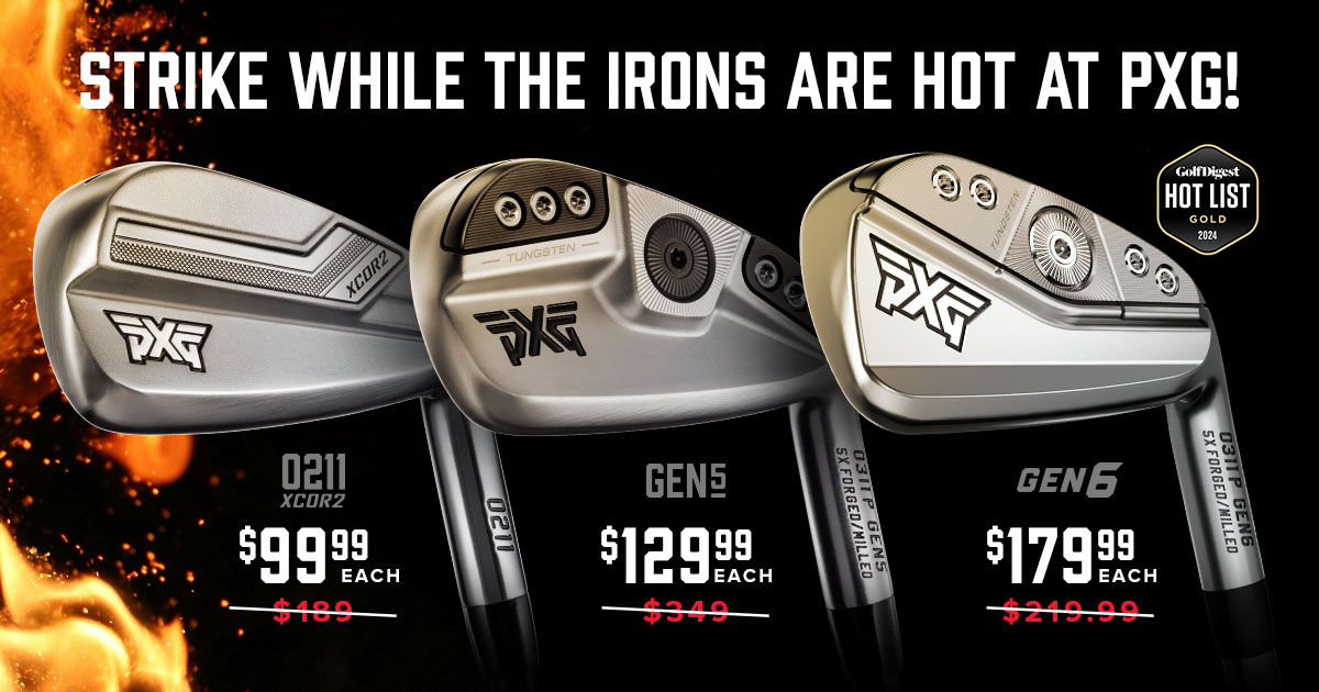 Strike while the irons are hot at PXG! Get smoking deals on clubs that deliver true, game-changing performance: pxg.golf/3WhHNld #GolfCommunity #GolfDeals