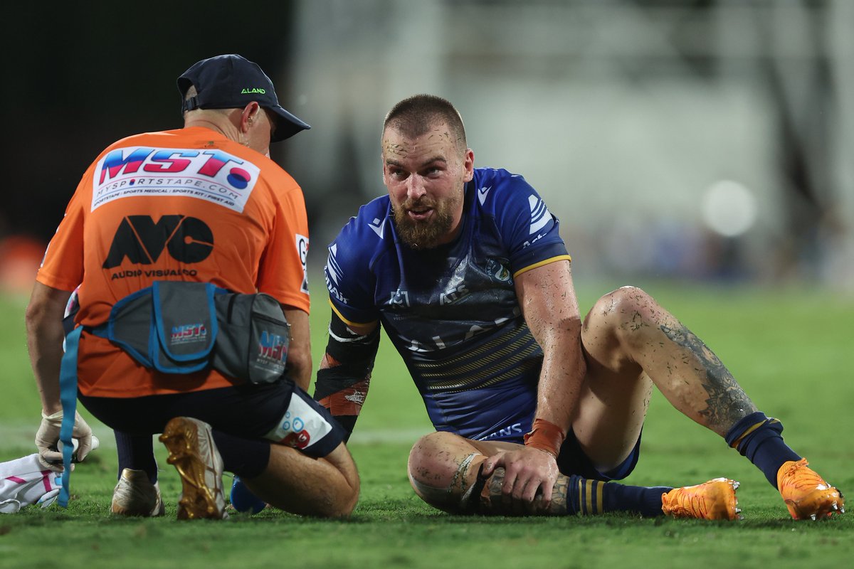 The news just keeps getting worse for the Eels. Clint Gutherson will miss over a month of footy after having minor surgery on his knee. NRL NEWS: theroar.com.au/2024/04/30/nrl…