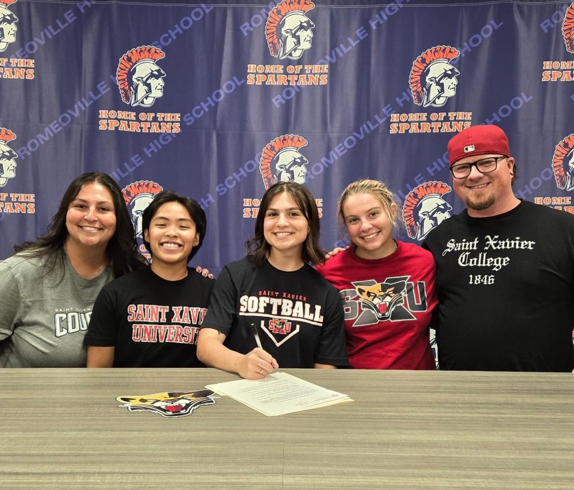 Congratulations to Juliana Anderson as she commits to continue her academic and softball career at St. Xavier University! #RHS #SpartanProud #StXavierUniversity💙🥎🧡